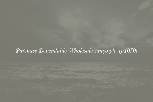 Purchase Dependable Wholesale sanyo plc xu1050c