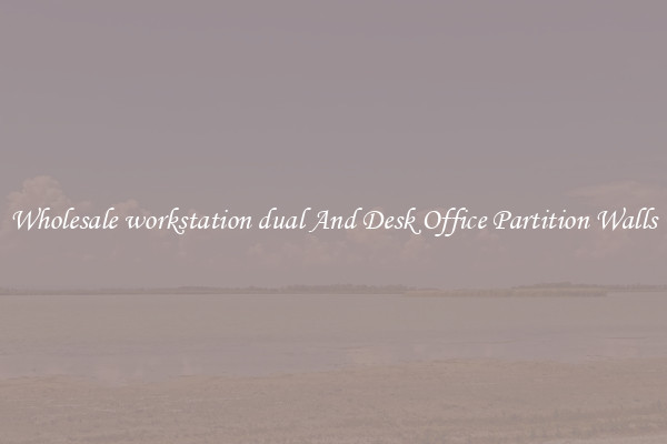 Wholesale workstation dual And Desk Office Partition Walls