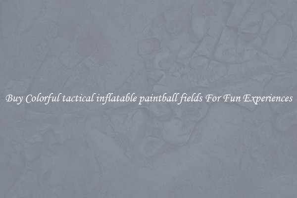 Buy Colorful tactical inflatable paintball fields For Fun Experiences