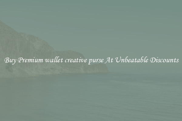 Buy Premium wallet creative purse At Unbeatable Discounts